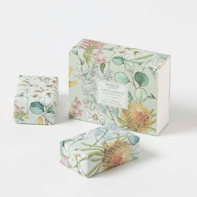 Pilbeam - wattle & Bloom Soap Gift Set - Ginger Flower