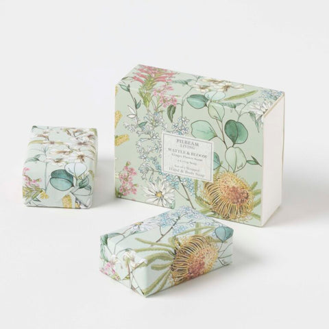 Pilbeam - wattle & Bloom Soap Gift Set - Ginger Flower