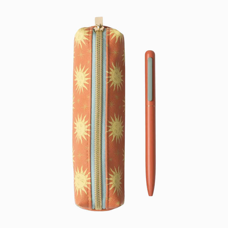 Designworks - Pen and Pouch Set - Terracotta Sun