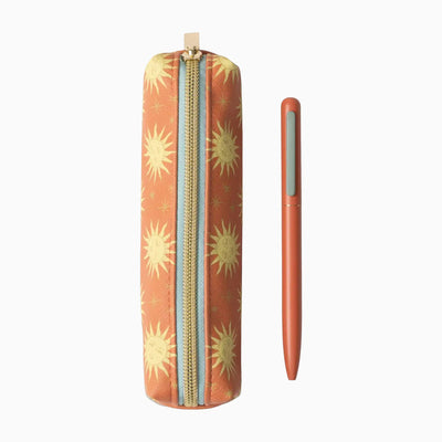Designworks - Pen and Pouch Set - Terracotta Sun