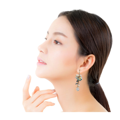 MCLuxe-Celeste Bloom- spring and dew earrings - R0104119