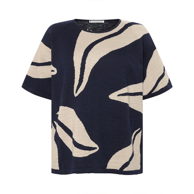 Mansted - Levi Organic Slub Tee - Navy