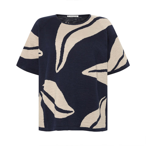 Mansted - Levi Organic Slub Tee - Navy