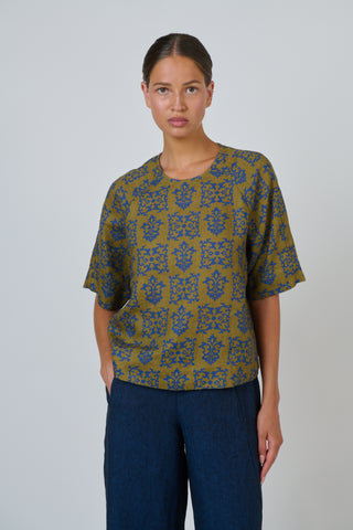 Naturals by O&J - Linen Top - Motif