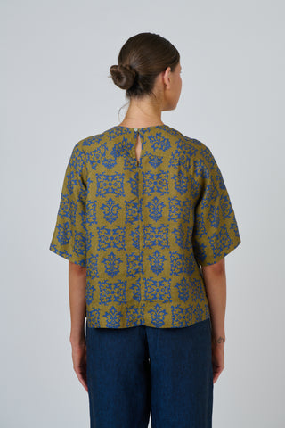 Naturals by O&J - Linen Top - Motif