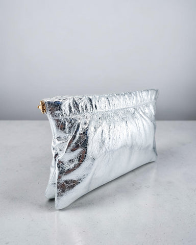 Melange - Aria - Vegan Oversize Metallic Clutch