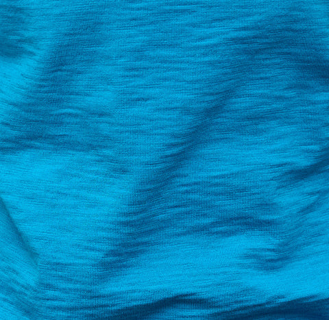 Mansted - Kat Organic Cotton Slub T Shirt - Turquoise