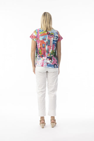 Orientique - Scooter Basic Cut V Neck Tee