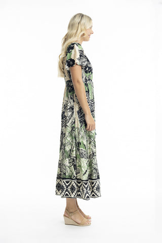 Orientique - Multilayer Midi Dress with Tiewaist - Nungwi
