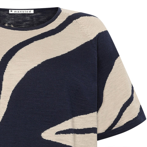Mansted - Levi Organic Slub Tee - Navy