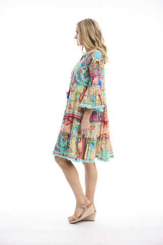 Orientique - Foulard Layered Dress - Fleur
