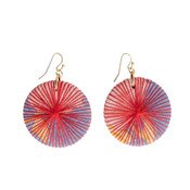 WorldFinds - Kantha Threadburst Solo Earrings - Grande
