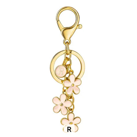 Melange Chic - Floral Personalised Keyring