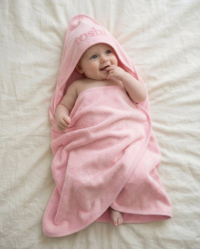 Toshi - Baby Bath Towel - Yummy Misty Rose
