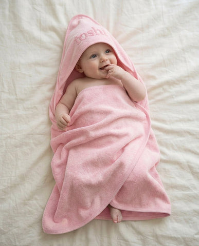 Toshi - Baby Bath Towel - Yummy Misty Rose