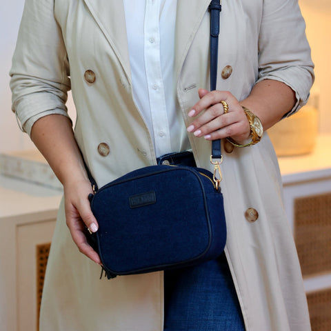 Liv & Milly - Sally Crossbody Bag - Dark Denim