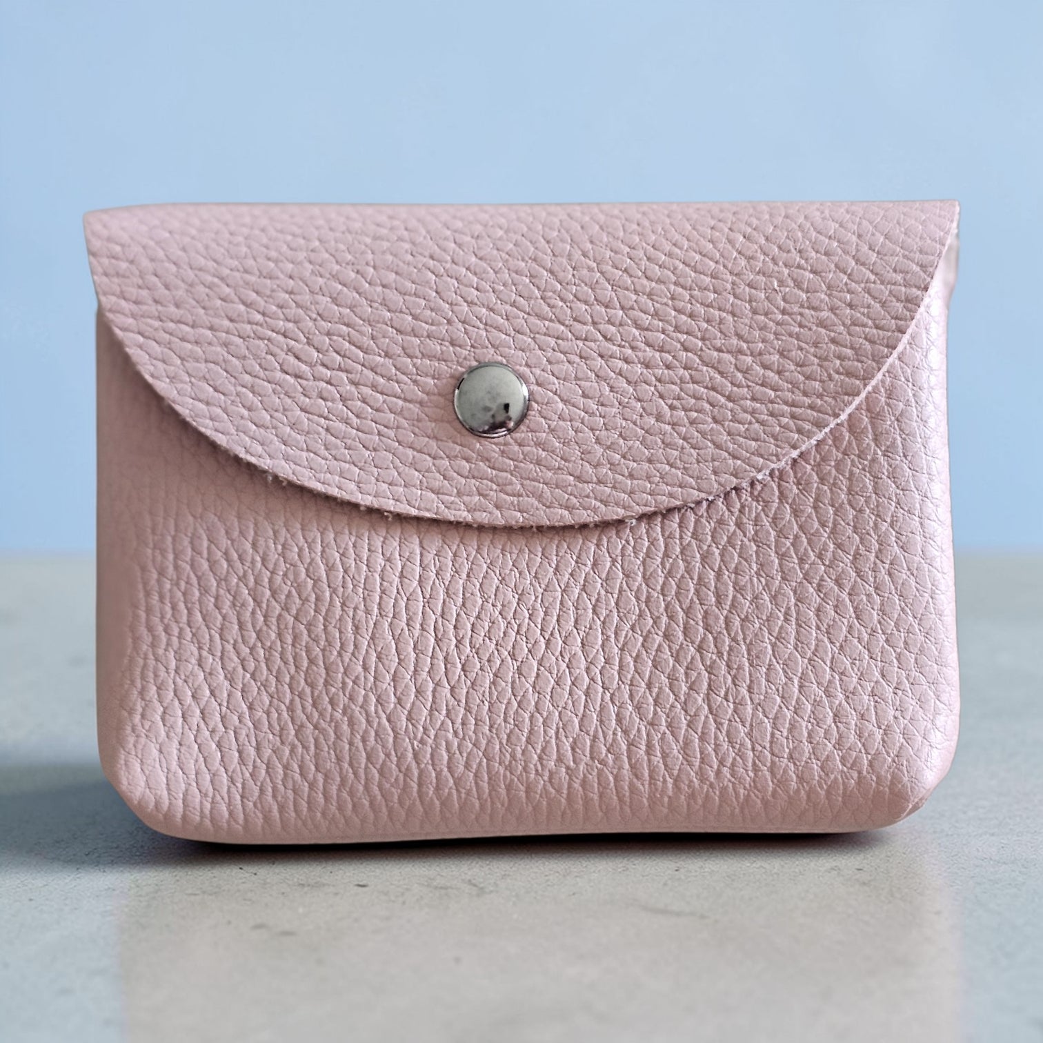 Melange - Leather Coin Purse - Pink