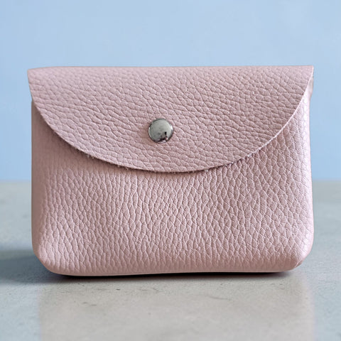 Melange - Leather Coin Purse - Pink