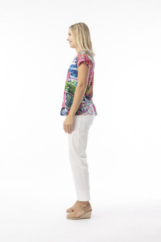 Orientique - Scooter Basic Cut V Neck Tee