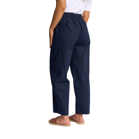 Vassalli - Dione Ankle Gazer Barrel Leg Pant - Ink