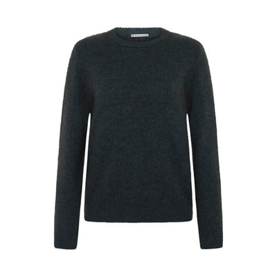 Mansted - Zori Yak Classic Crew Jumper - Cold Green