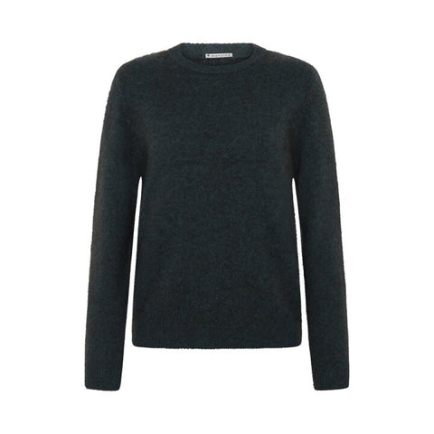 Mansted - Zori Yak Classic Crew Jumper - Cold Green