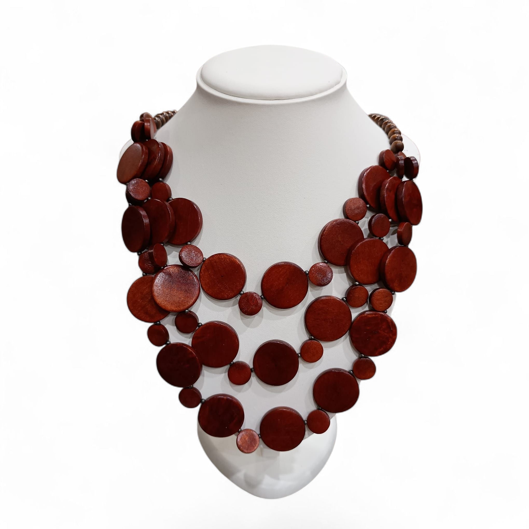 Namastai - Wooden Necklace - Dark