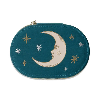 Designworks - Celestial Oval Jewellery Case - Teal