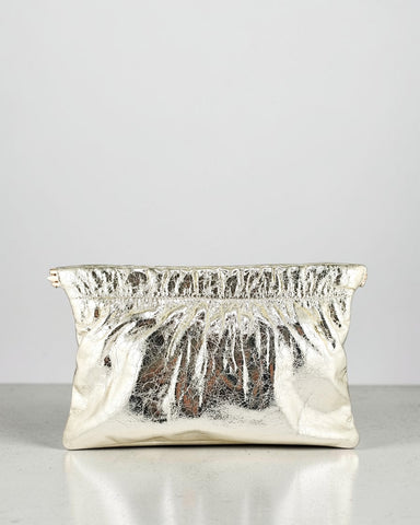 Melange - Aria - Vegan Oversize Metallic Clutch