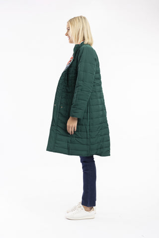 Orientique - Reversible Puffer Jacket - Chinese Garden