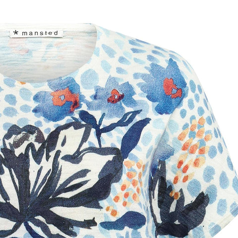 Mansted - Dicte Organic Cotton Top – Sky