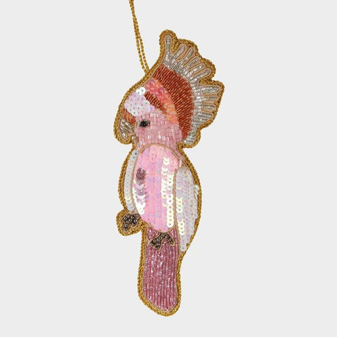 Florabelle - Galah Sequin Hanging Decoration