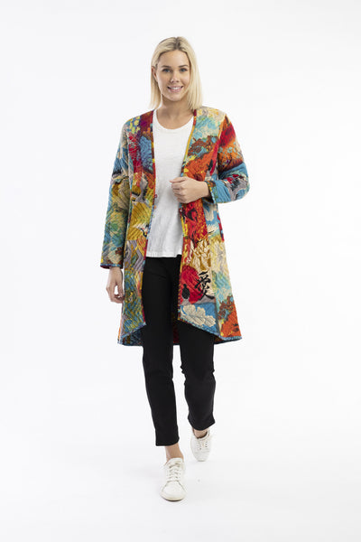 Orientique - Quilted Reversible Coat - Billie Jean