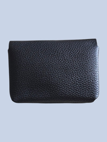 Melange - Leather Coin Purse - Black