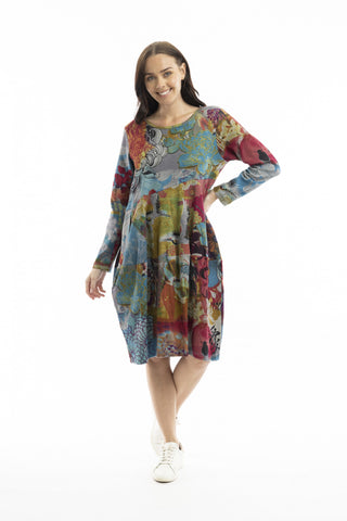 Orientique - Bubble Panel Dress - Billie Jean