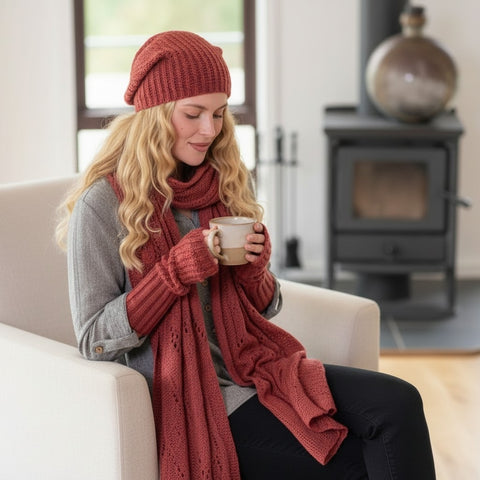 Cienna - Neck Scarves Mohair Blend-Assorted