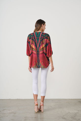 Caju - Button Blouse-Toucan