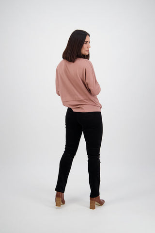 Vassalli - Slim Leg Full Length Pinwale Cord Pull On - Black
