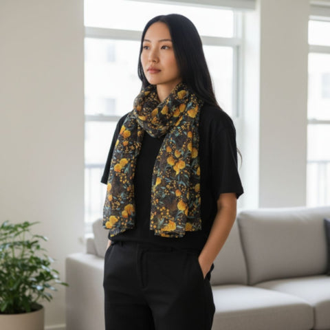 Artico - Scarf Blu-Hen Golden Wattle