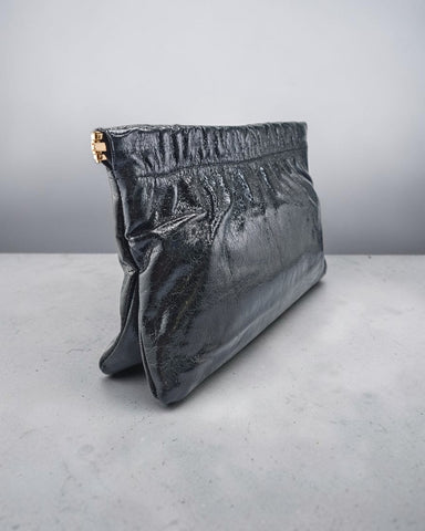Melange - Aria - Vegan Oversize Metallic Clutch