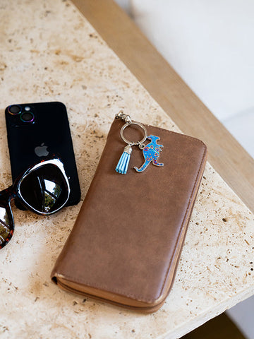 Koh - Aboriginal Morning Mist Kangaroo Keyring