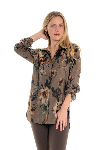 Cienna - Magnolia Viscose Silk Shirt