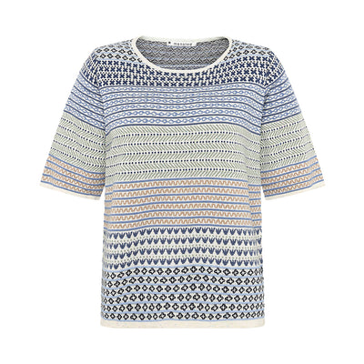 Mansted - Hilde Organic Cotton Blend T-Shirt – Dark Blue