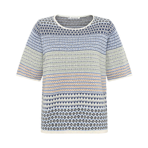 Mansted - Hilde Organic Cotton Blend T-Shirt – Dark Blue