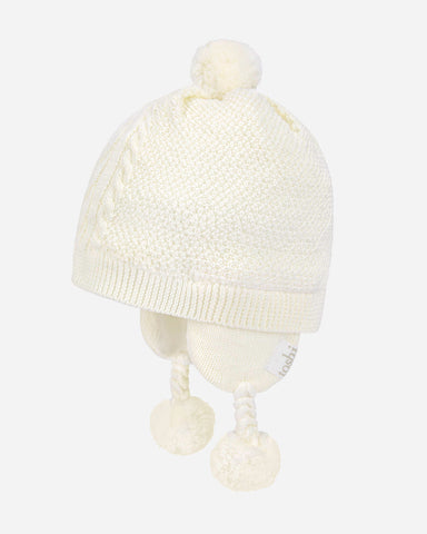 Toshi - Organic Earmuff Yummy Beanie - Cream