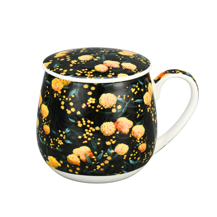 Artico - Tea Infuser Mug Blu-Hen Golden Wattle