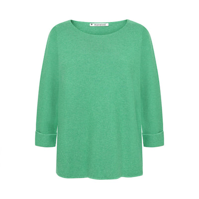 Mansted - Moriko Organic Cotton Blend Crew – Green