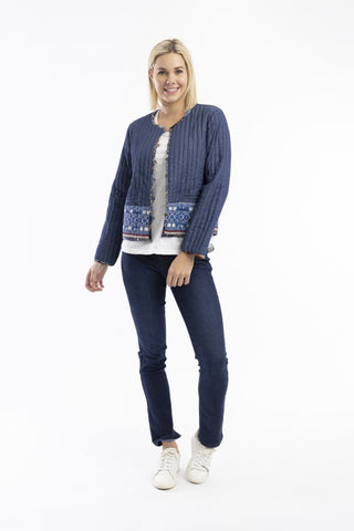 Orientique - Quilted Reversible Jacket - California Dreaming