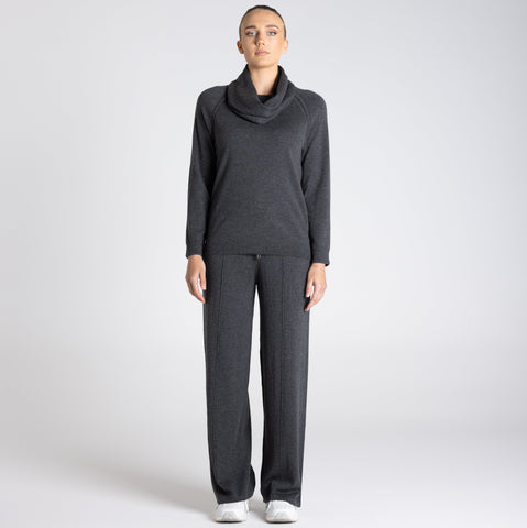 Two T's - Jersey Knit Pant - Steel