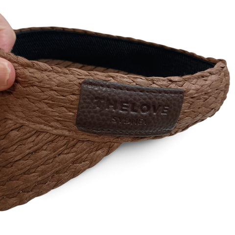 4 The Love - Woven Sporty Visor - Chocolate